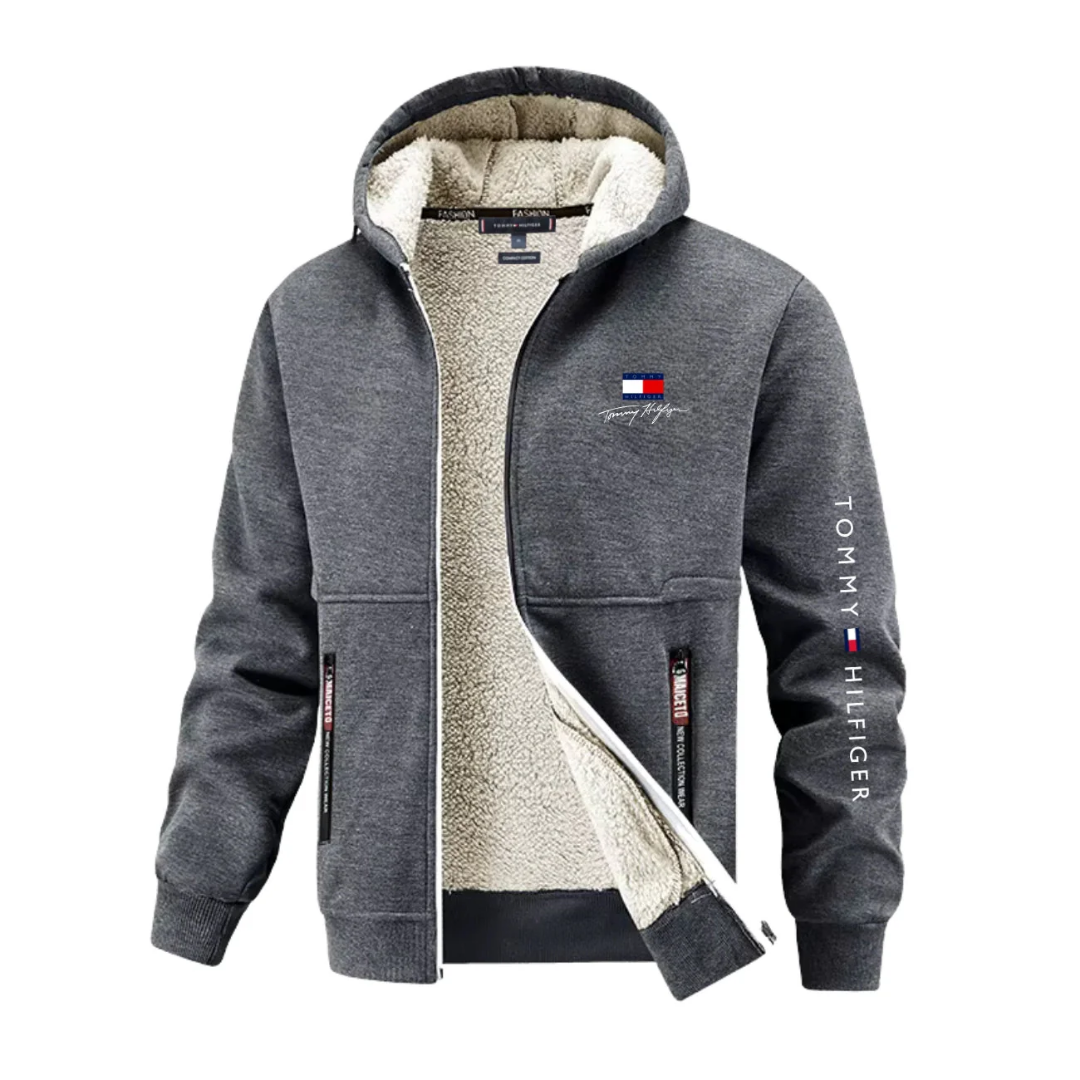 Warm Hoodie with Zipper