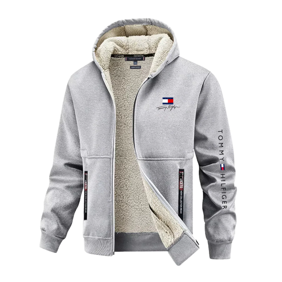 Warm Hoodie with Zipper