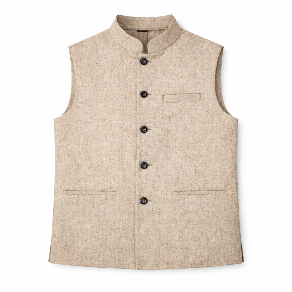 Luca - Gentleman's herringbone vest