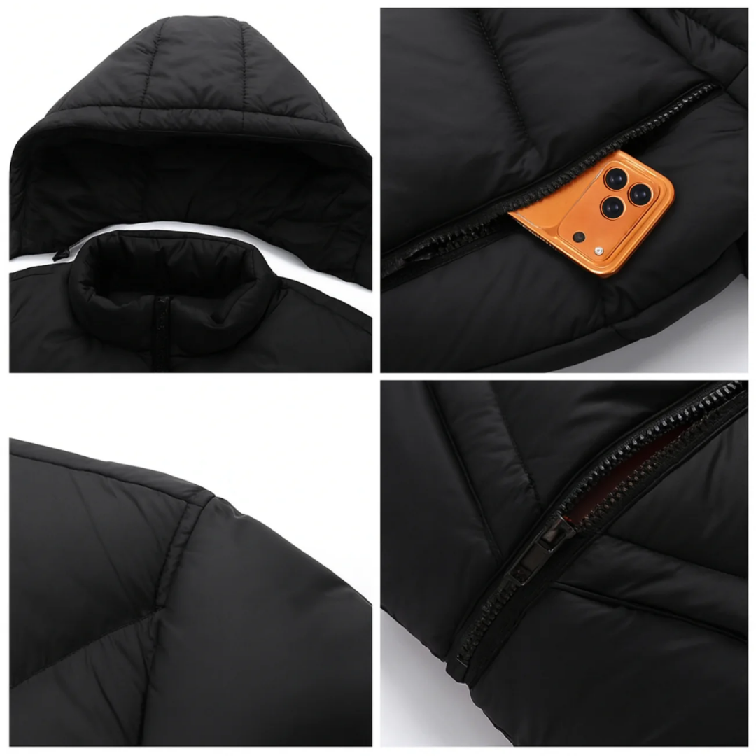 Quilted Hooded Jacket